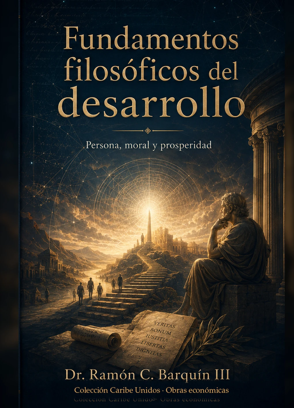 Authentic approved book cover: Fundamentos filosóficos del desarrollo